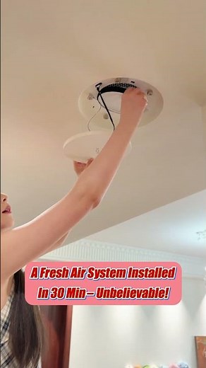 Smart Two-Way Fresh Air Ventilation System #freshairsystem #freshairventilator