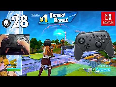 Nintendo Switch Pro Controller Handcam 🎮 Fortnite Reload Gameplay 👑 (Fortnite Chapter 7 Season 2)