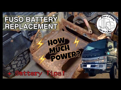 Mitsubishi Fuso battery replacement