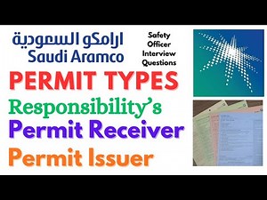 Saudi Aramco Work Permit System Explained | WPR, Issuer & Safety Officer Responsibilities