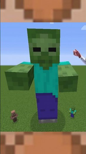 How to Change Minecraft Player Size to be BIGGER than the GIANT! #minecraft #shorts