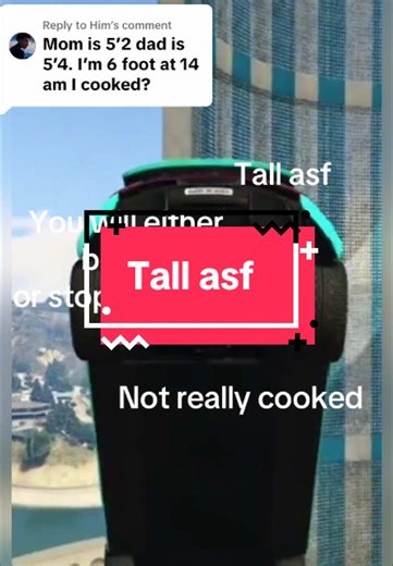 Replying to @Him you might be “cooked” #height #fyp #tall #dm #predictions