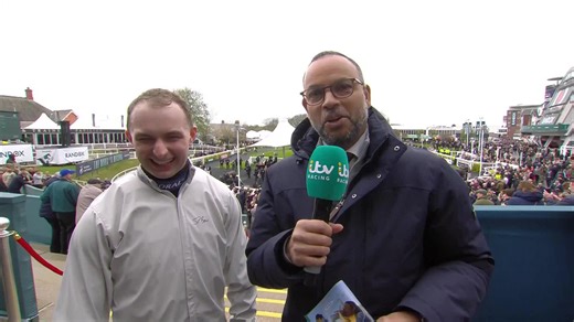 Sean Bowen on Haiti Couleurs chances in the Grand National 👀#ITVRacing | @RishiPersad1 | @Sean_Bowen_