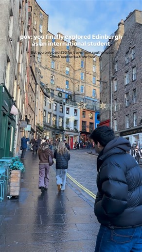 University of Southampton International on Instagram: "The £26 Edinburgh Hack ❄️🏰 Soton ✈️ Glasgow 🚌 Edinburgh * Flight: £20 RT (EasyJet) * Bus: £6 RT (FlixBus) The Lowdown * The Route: Southampton (SOU) ➔ Glasgow (GLA) ➔ Edinburgh City Centre. Why pay for a direct train when you can have a sick two-city adventure for the price of one? #fyp #travel #internationalstudents #studyabroad #explore"