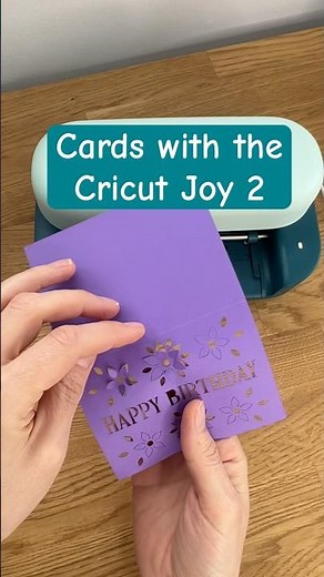 Easy DIY Cards with the new Cricut Joy 2 #cricut #cricutjoy2 #diycard