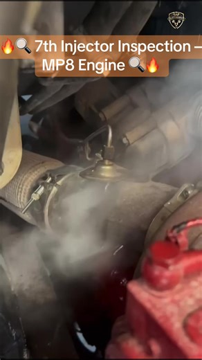 🔥🔍 7th Injector Inspection – MP8 Engine 🔍🔥 During diagnostic testing on this MP8 engine, our specialist tech performed a thorough inspection of the 7th injector — and as shown, the injector is operating properly within specifications. 💡 What is the 7th injector? Unlike the primary fuel injectors inside the cylinders, the 7th injector is mounted in the exhaust system. Its job is to inject fuel into the aftertreatment system to raise exhaust temperatures during regeneration. This allows the D