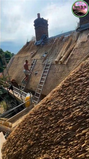 This unique technique is still used for roofing in Europe today