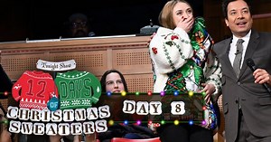 12 Days of Christmas Sweaters 2025: Day 8 | The Tonight Show Starring Jimmy Fallon