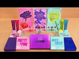 Out With the Old - Mixing Makeup Eyeshadow Into Slime ASMR