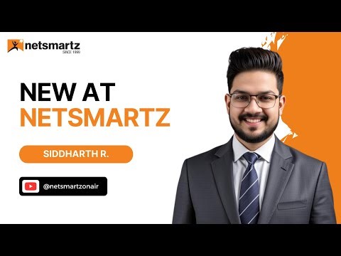 New at Netsmartz | Siddharth Rohilla