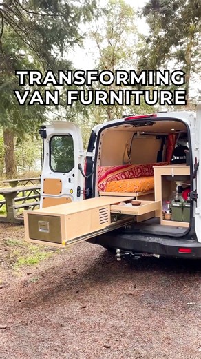 Custom Campervan Builds & Conversions | Car Camper Kits on Instagram: "Nothing hits like transforming van furniture 😍 Modular builds like these turn tight spaces into game-changing homes on wheels. It’s tricky work, but oh so worth it 👌"