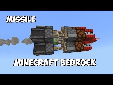 Simple Missile Tutorial || Minecraft ||