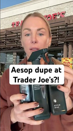 Did I just find an Aesop dupe at Trader Joe’s?! #traderjoes