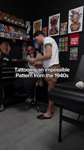 Cornelis Escher was a Dutch artist known for creating impossible, repeating geometric designs by hand. Text 754-703-0279 for Bookings in Fayetteville NC #tattoo #tattooartist #tattooshop #northcarolina #animetattoo #fayettevillenc #fayetteville #anime #explore | Justice Portalatin