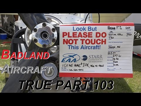 Badland Aircraft - True Part 103 Ultralight