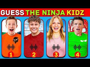 FAST QUIZ: Guess the YouTuber from Ninja Kidz TV!