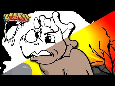 Animatic for Dinosaurs Walking Through the Desert | Dinosaur Songs from Dinostory by Howdytoons