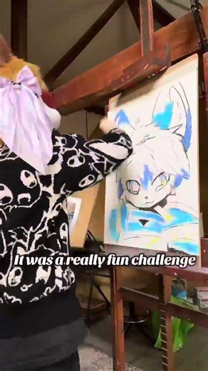 Drawing baiduqing! #furry #fursuit #timelapse #furries #cosplay #art #fursona #short