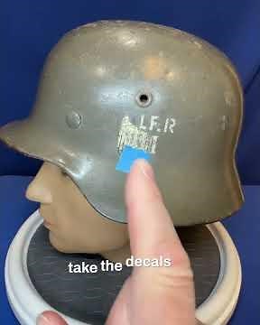 Rare WWII German Helmet Use By The Danish Resistance
