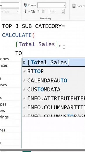 DAX Challenge Asked in Coforge | Top 3 Sub-Category Sales in Power BI