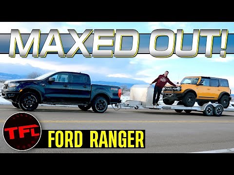 Here's What's GOOD & BAD When Max Towing With the Ford Ranger! 0-60 MPH & MPG Results