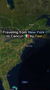 Traveling from New York to Cancun by taxi 🚖🇲🇽 | Flight and routes Every day