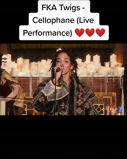 FKA Twigs Live Performance of 'Cellophane' at NPR Tiny Desk