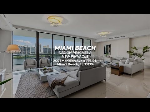 Miami Beach design reaches a new pinnacle | 2001 Meridian Ave # PH-01, Miami Beach, FL 33139