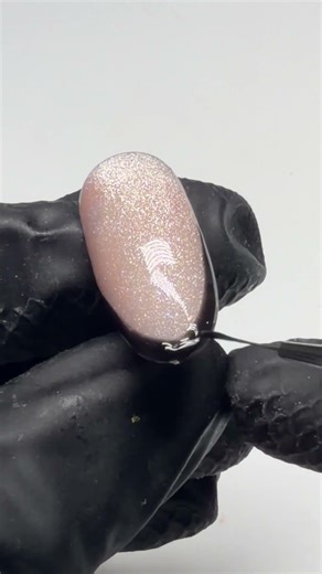 Polka dot reflective French tips tutorial ✨DIY gel nails, trendy manicure & nail art ideas #nailart