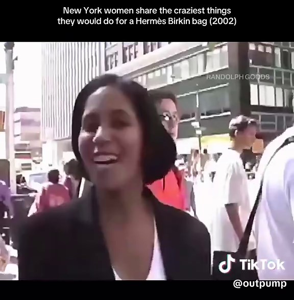 In 2002, as part of a promotion for the launch of their website, Bluefly gave away 6 #hermeskelly bags and 6 #hermesbirkin bags. Fox News interviewed NYC women to learn the craziest thing they'd do for a #birkin , These are some of their responses. 📹: randolphgoods #luxury #hermes