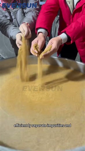 Pollen screening vibration screen can quickly separate impurities and precisely control particlesize