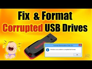 How to Fix & Format Corrupted USB Drives and SD Cards | Remove Write Protection & Repair Errors