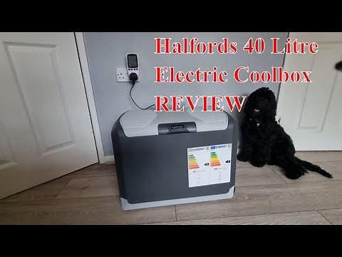🚐 Embrace the Vanlife Adventure! Halfords 40 Litre Mains and 12V & 24V Electric Coolbox Review ❄️