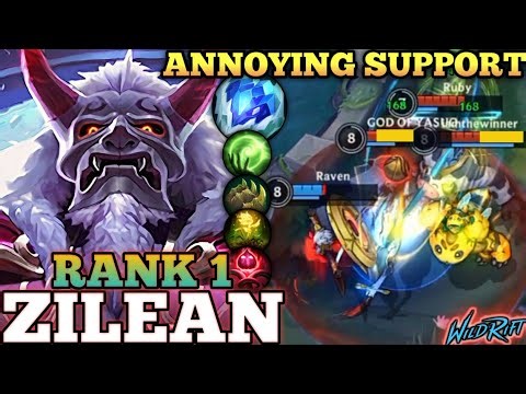 ZILEAN PERFECT ULT TIME CONTROL! BEST META BUILD ABUSE - TOP 1 GLOBAL ZILEAN BY Raven - WILD RIFT
