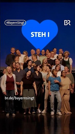 #BayernSingt mit Claudia Koreck und Marcus Fahn | BR Heimat | #shorts #chor #singen #bayern