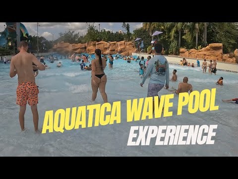 Aquatica Wave Pool Experience | "Riding the Waves of Thrills. Orlando. FL