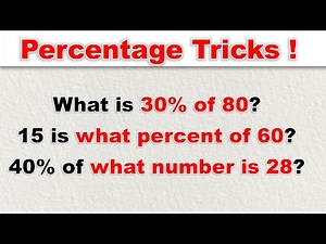 Master These 3 Percentage Tricks P – Fast & Smart | Scimath Academy