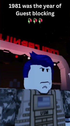 1981 was the year that- #forsaken #roblox #memes