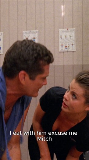 Caroline has a crush on JD and goes to Mitch for dating advice. | Baywatch