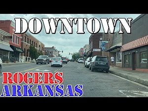 Rogers - Arkansas - 4K Downtown Drive