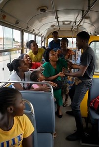 I finally have a taste of lagos bus conductor today 😂😂 Do you have any experience with bus conductor? 😁 May lagos bus conductor not happen to us #lifestyle #scaryexperience | Happiness Hope
