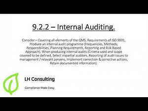 How to conduct an internal audit