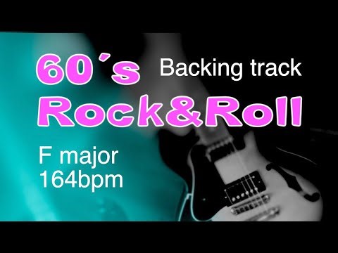 60´s Rock & Roll, backing track for Guitar, 12 bar blues, F major, 164bpm. Enjoy!