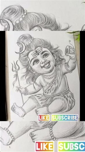 little siva beautiful drawing #likeandsubscribe #youtubeshort #artisticchannel