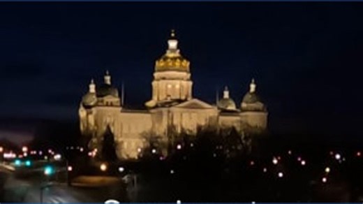WATCH: Sun rises over Iowa Capitol Monday morning - Enjoy this timelapse of the Des Moines sunrise as you start your work week. | We Are Iowa Local 5 News