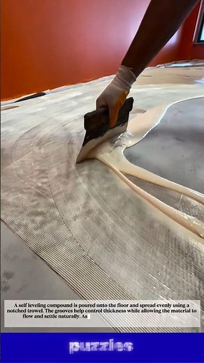 Perfect Floor Leveling Process | Satisfying Self Leveling Compound!