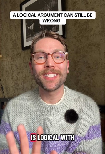 Being able to construct a logical argument doesn't mean it's the standard we should live by. Be careful of