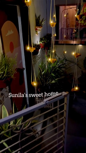 Diya Curtain DIY🪔Dhage se bani instant unique hanging décor #festival #lights #easydecor #waterdiya