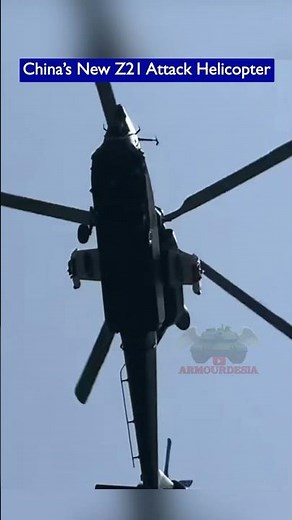 China’s New Z21 Attack Helicopter Spotted in Testing Phase