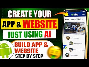 How to Create Apps & Websites Using AI and Turn Skills into Digital Services | Step-by-Step